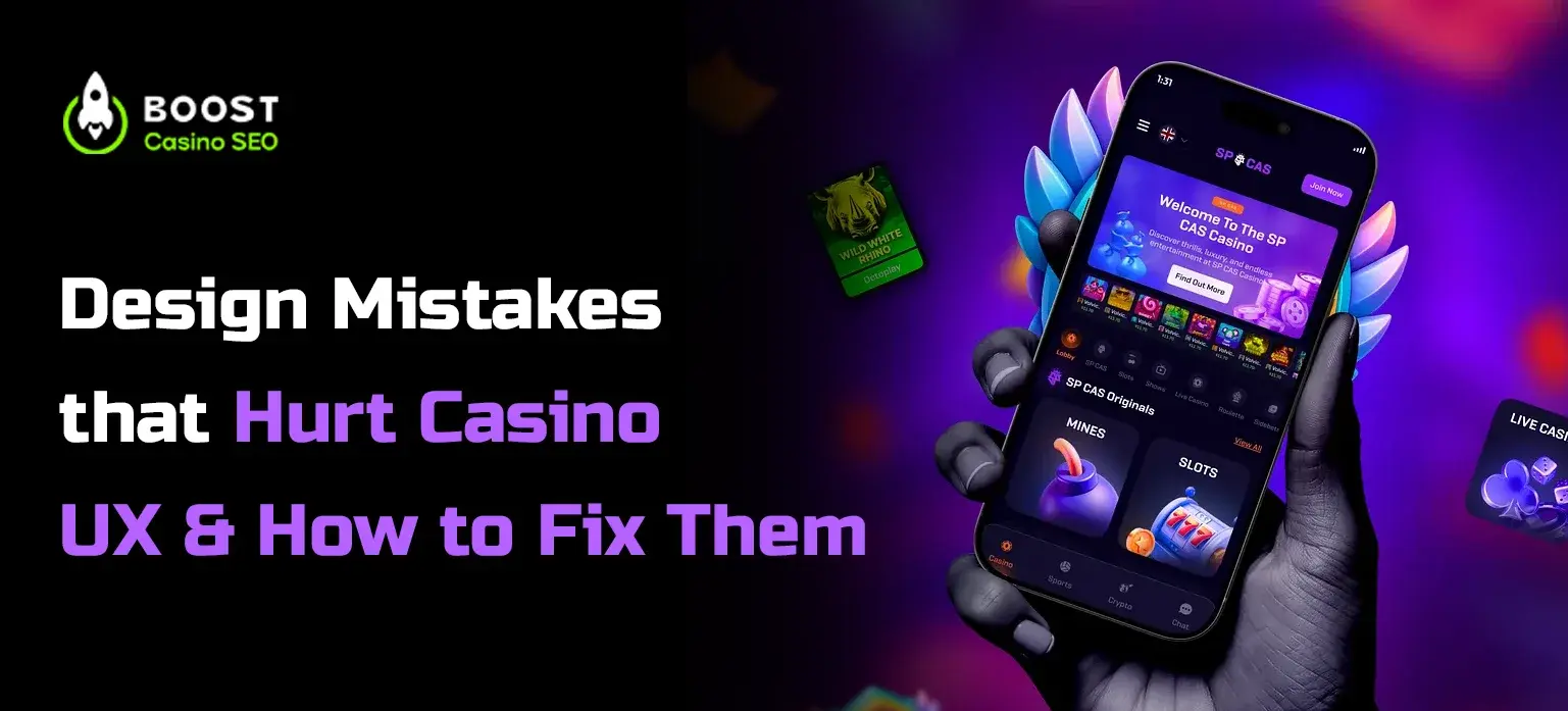 Design Mistakes that Hurt Casino UX & How to Fix Them